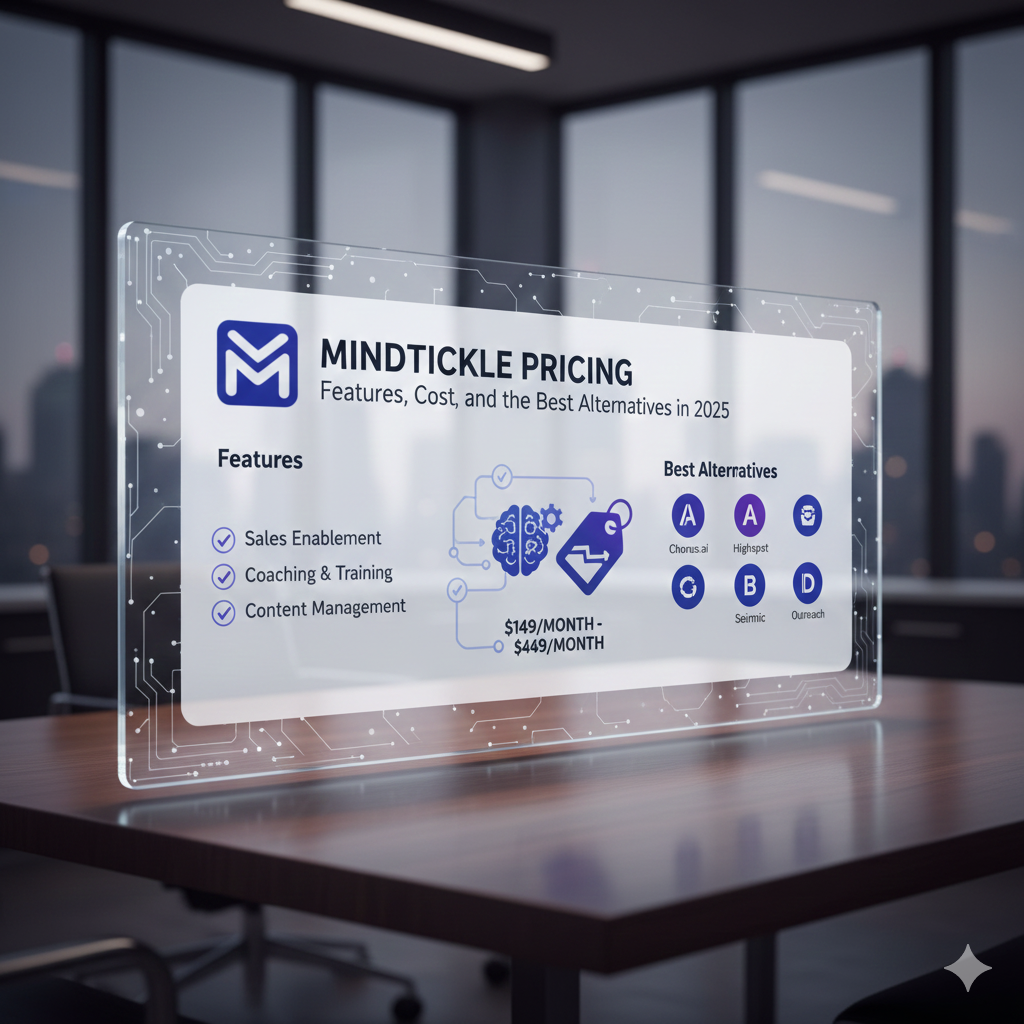 Mindtickle Pricing: Features, Cost, and the Best Alternatives in 2025