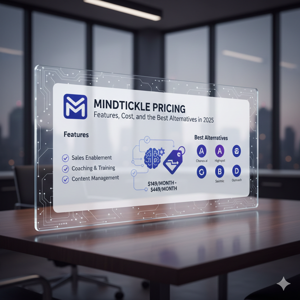Mindtickle Pricing: Features, Cost, and the Best Alternatives in 2025